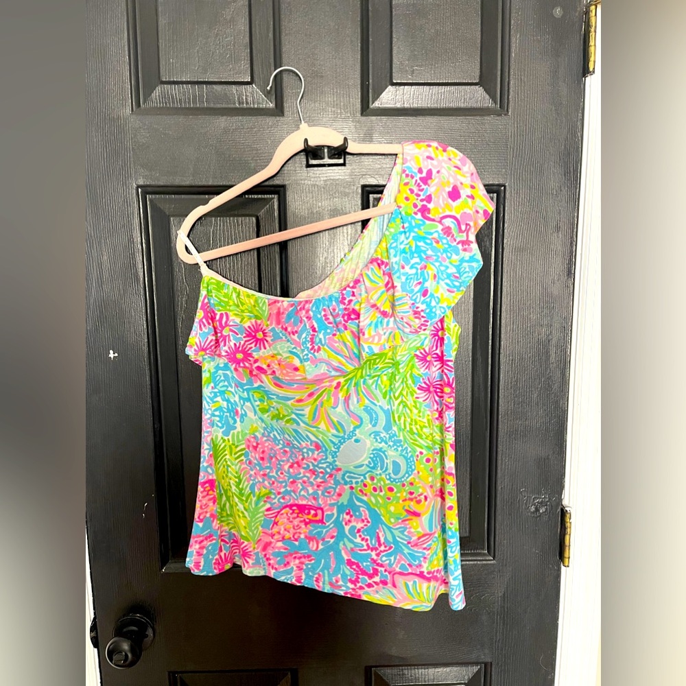 Lilly Pulitzer off the shoulder shirt